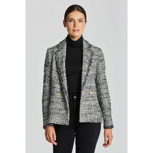 tweed gyapjú kabát kép