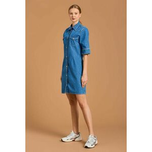 RUHA GANT D1. DENIM DRESS kék 38 kép