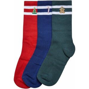 Urban Classics Christmas Sporty Socks Set multicolor kép
