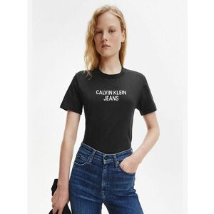 Calvin Klein Jeans Easy Institutional Póló Fekete kép