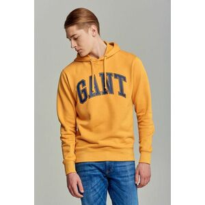 MELEGÍTŐ FELSŐ GANT MD. FALL HOODIE SWEAT sárga XL kép