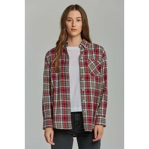 ING GANT D1. RELAXED CHECK FLANNEL SHIRT piros 42 kép