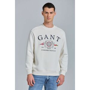 MELEGÍTŐ FELSŐ GANT D1. RW C-NECK SWEAT fehér XXXL kép