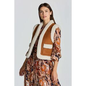 MELLÉNY GANT D2. SHEARLING VEST narancssárga L kép