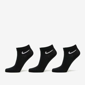 Nike Everyday Lightweight Ankle Socks 3-Pack Black kép