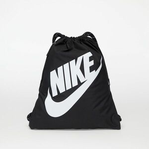 Nike Heritage Drawstring Bag Black/ Black/ White kép