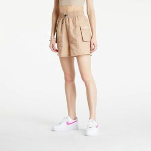 Nike Sportswear Essential Women's Woven High-Rise Shorts Hemp/ White kép