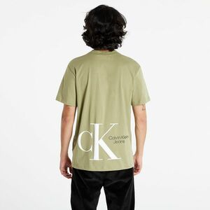 Calvin Klein Jeans Dynamic Ck Back Graphic Tee Faded Olive kép
