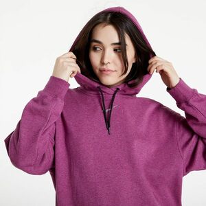 Nike NSW Collection Essentials Women's Easy Fleece Hoodie Sangria/ Heather/ White kép