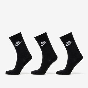 Nike Sportwears Everyday Essential Crew 3-Pack Socks Black/ White kép