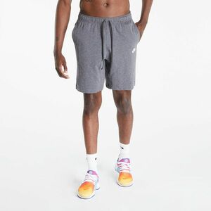 Nike Sportswear Club Jersey Shorts Charcoal Heathr/ White kép
