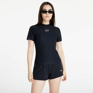 Nike NSW Icon Clash Women's Short-Sleeve Top Black/ White kép
