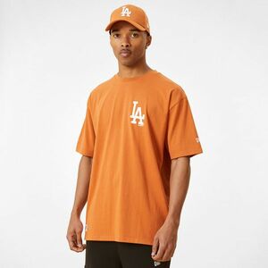 New Era LA Dodgers Logo Brown Oversized T-Shirt Brown kép