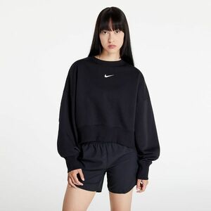 Nike Sportswear Phoenix Fleece Women's Over-Oversized Crewneck Sweatshirt Black/ Sail kép