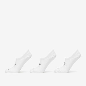 Nike Everyday Plus Cushioned Footie Dri-FIT 3-Pack Socks White/ Black kép