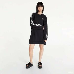 adidas Adicolor Classics Long Sleeve Sweatshirt Dress Black kép