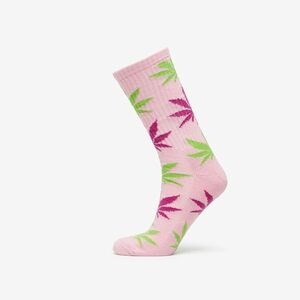 HUF Flair Plantlife Leaves Sock Pink kép