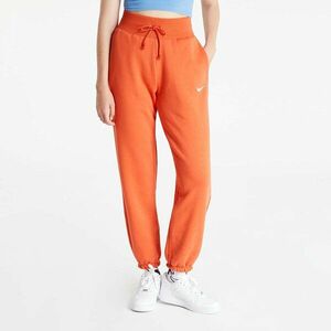 Nike Sportswear Phoenix Fleece Women's High-Waisted Oversized Sweatpants Mantra Orange/ Sail kép