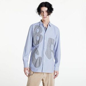 Comme Des Garçons SHIRT Mens Shirt Woven Striped White / Blue kép