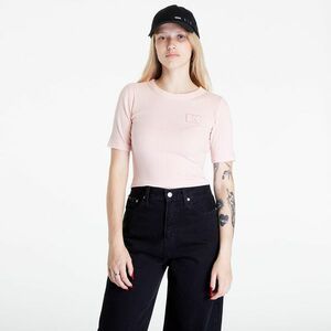 Calvin Klein Jeans Badge Slim Rib Short Pink kép