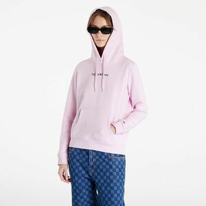 Tommy Jeans Reg Serif Linear Hoodie French Orchid kép