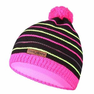 Children's cap Cap 34 black / neon pink kép