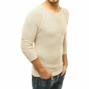 Bézs férfi pulóver WX1578 kép