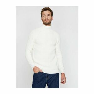 Koton Men's Ecru Knitted Sweater kép