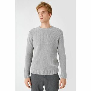 Koton Respect Life - Legislative Respect - Crew Neck Knitwear Sweater With Wool Content kép