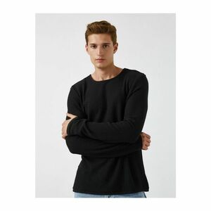 Koton Men's Black Basic Sweater kép
