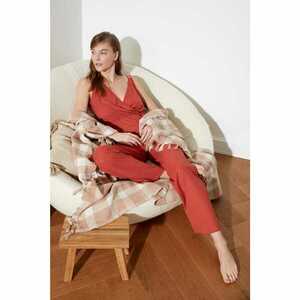 Trendyol csempe Kaskorse kötött pizsama szett kép