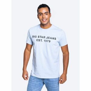 Big Star Man's T-shirt_ss T-shirt 152027 Brak Knitted-400 kép