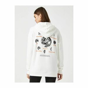Koton Cotton Hoodie Printed Sweatshirt kép