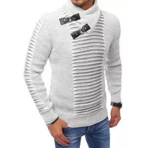 Men's light gray sweater Dstreet WX1772 kép