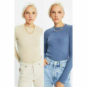 Trendyol Indigo-Tas 2-Pack Knitwear Sweater kép