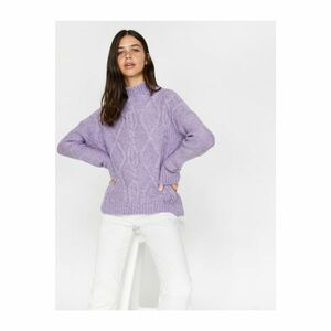 Koton Women's Purple Knitted Sweater kép