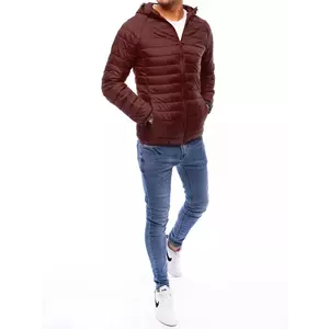 Red men's quilted transitional jacket Dstreet TX4066 kép