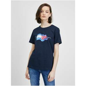 Dark blue Women's T-Shirt Tommy Hilfiger - Women kép