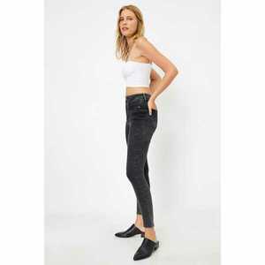 Koton Carmen Jean - High Waist Slim Fit Slim Leg Trousers kép