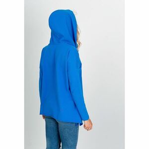 Women's hooded tunic - blue, kép