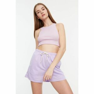 Trendyol Lilac Pocket Detailed Knitted Shorts & Bermuda kép