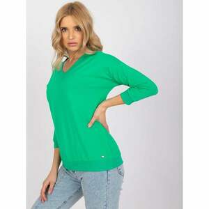 Basic dark green Oliwia blouse kép