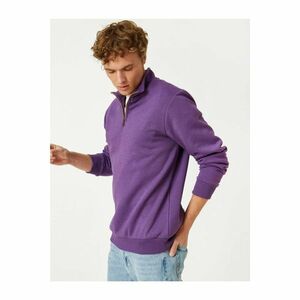 Koton Half Zipper Basic Sweatshirt kép