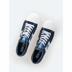 Big Star Man's Sneakers Shoes 207726 Blue Woven-403 kép