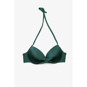 Koton Women's Green Halterneck Bikini Top kép