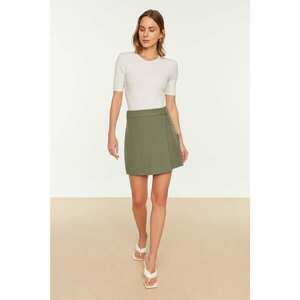 Trendyol Light Khaki Basic Skirt kép