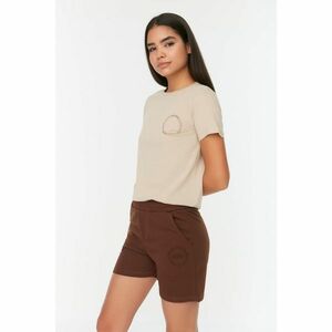 Trendyol Brown Knit Shorts & Bermuda kép