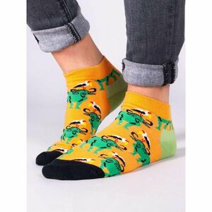 Yoclub Unisex's Ankle Funny Cotton Socks Patterns Colours SKS-0086U-B200 kép