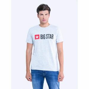 Big Star Man's T-shirt_ss T-shirt 151997 Grey Knitted-901 kép