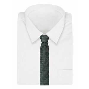 Grafit szürke nyakkendő zöld elemekkel Alties kép